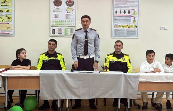 Uşaqların təhlükəsizliyi üçün: Siyəzəndə maarifləndirici görüş keçirilib – VİDEO