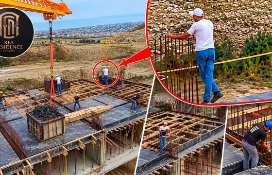 “Rea Residence”in tikintisində təhlükəli mənzərə – VİDEO