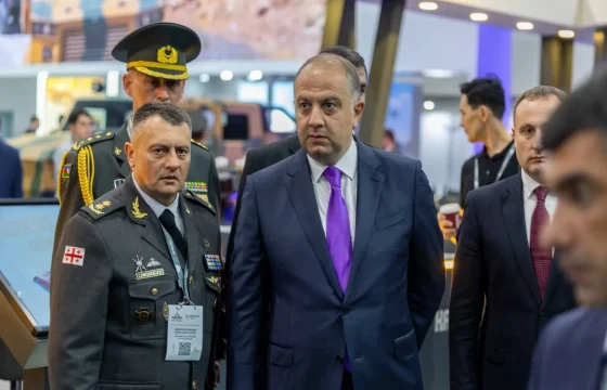Gürcüstan müdafiə naziri Azərbaycana səfər edib