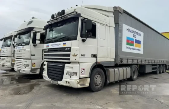 Azərbaycandan Ukraynaya humanitar yardım göndərildi –&nbsp;FOTO