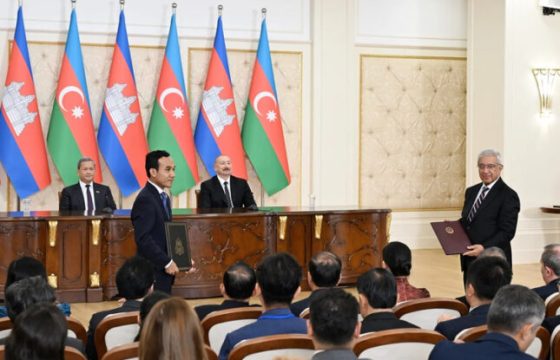 Azərbaycanla Kamboca arasında üç sənəd mübadilə olunub